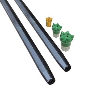 ISO Approval Tapered Drill Rod Hex 22 X 108mm 25 X 159mm For Small Hole Range