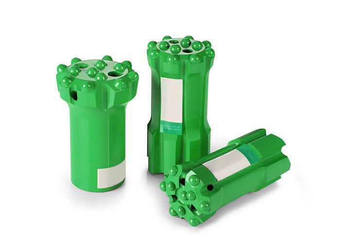 Pneumatic Tungsten Carbide Drill Bits Flat Face Medium To Hard Rock