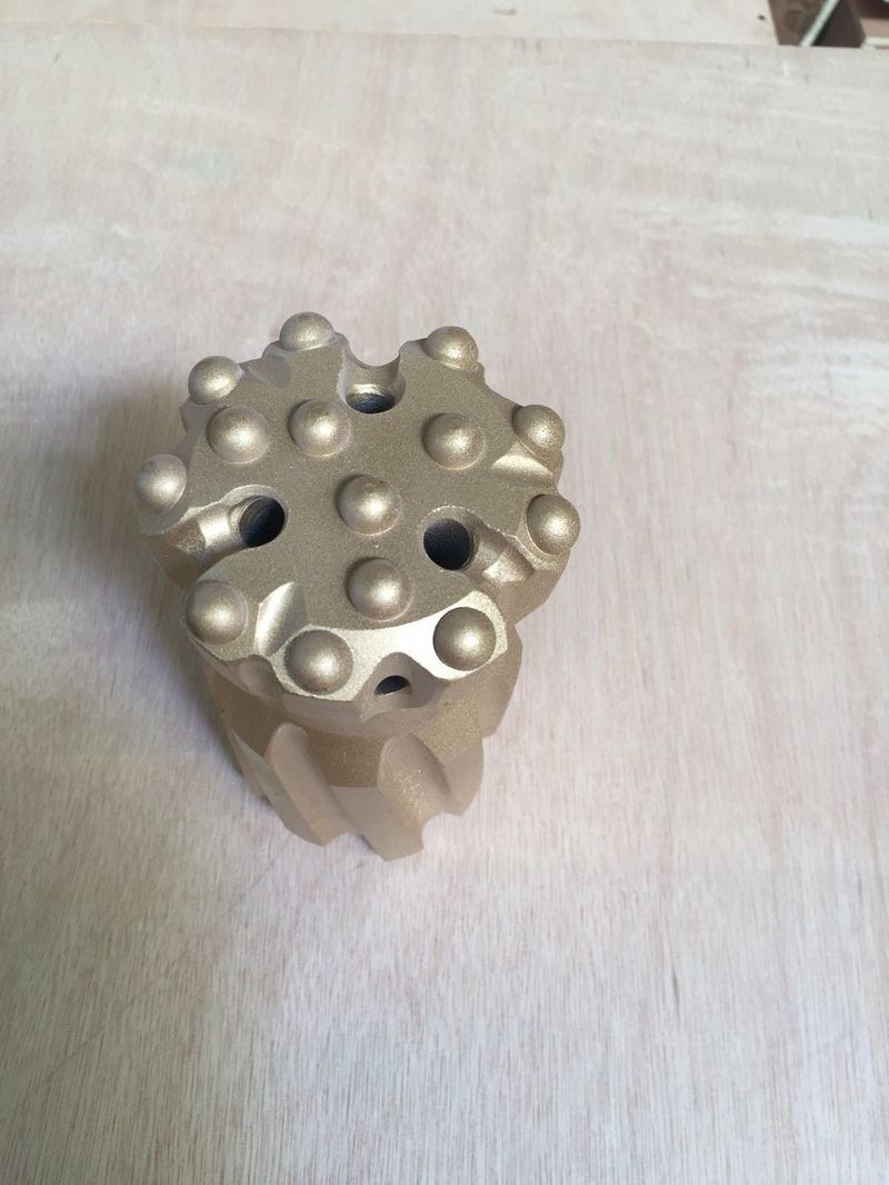 T38 Retrac Flat Face Threaded Drill Button Bit Cobalt Tipped Drill Bits