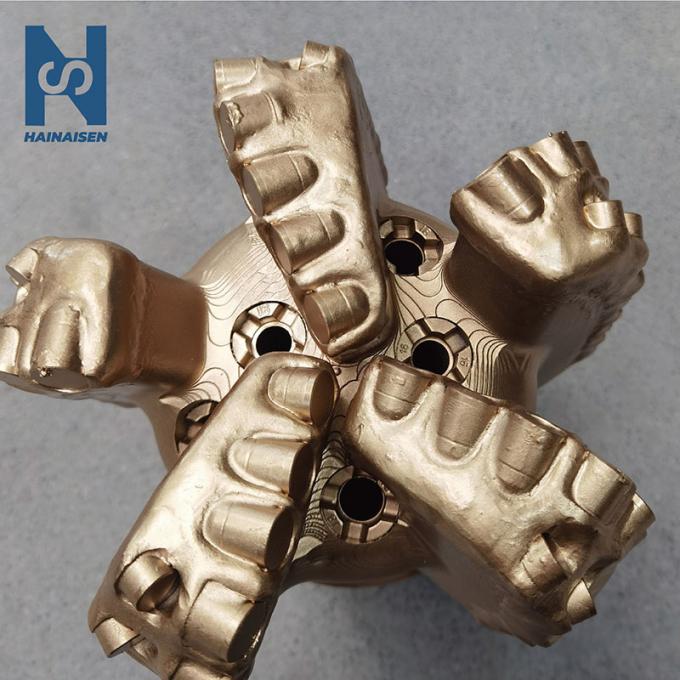 PDC Coal Mining Drill Bit 5 Nozzles Natural Gas PDC Bit For Well Drilling